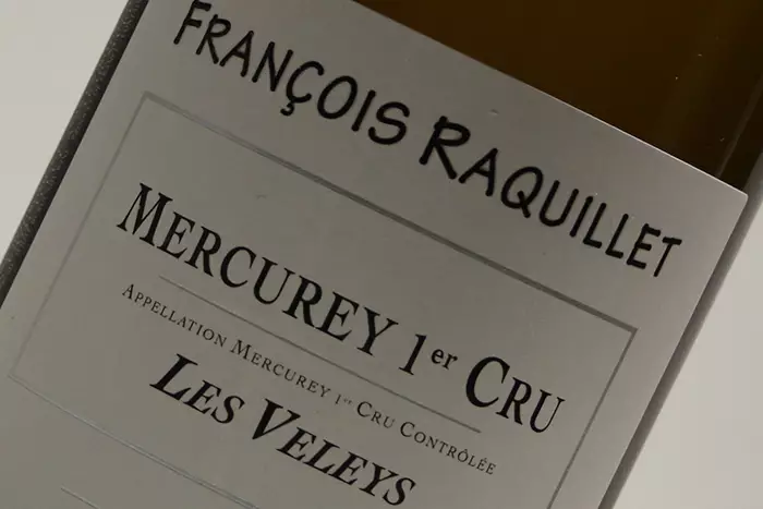2018 Mercurey Blanc 1. Cru - Francois Raquillet